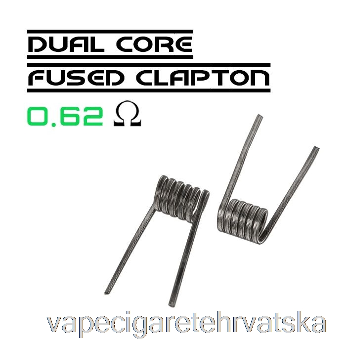 Vape Cigarete Wotofo Comp žica - Unaprijed Ugrađene Zavojnice 0,62 Ohma Dvojezgreni Spojeni Clapton - Pakiranje Od 10